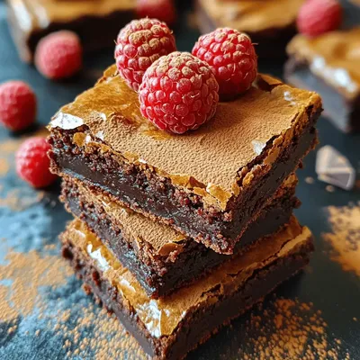 Decadent Dark Chocolate Raspberry Truffle Brownies: An Indulgent Delight