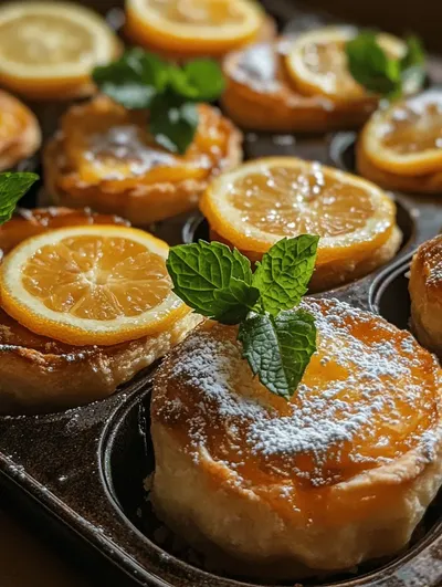 Baby Lemon Impossible Pies: A Zesty Delight