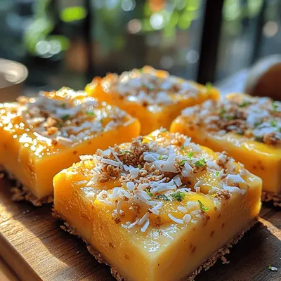 Tropical Bliss Mango Yogurt Bars: A Refreshing Summer Treat