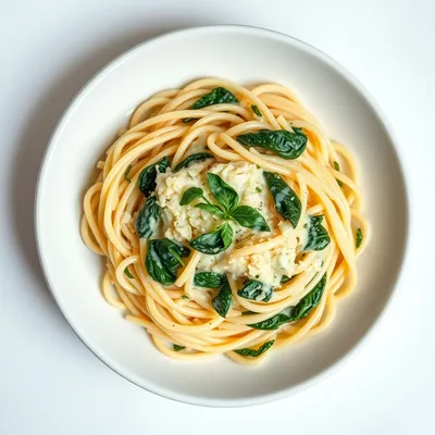 Creamy Garlic Parmesan Pasta with Spinach: A Comforting Culinary Delight