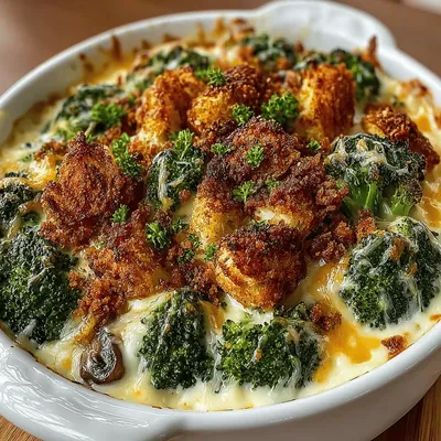 Cheesy Broccoli Delight Casserole: A Wholesome Comfort Food