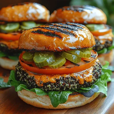 Ultimate Summer Grilled Veggie Burgers