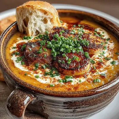 Heavenly Creamy Roasted Garlic Potato Soup