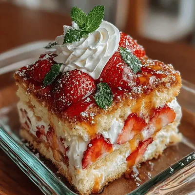 Strawberry Shortcake Icebox Cake Recipe