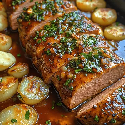 Slow Cooker Garlic Herb Pork Roast: A Flavorful Family Favorite