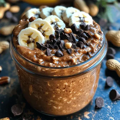 Creamy Choco-Peanut Power Oats Recipe