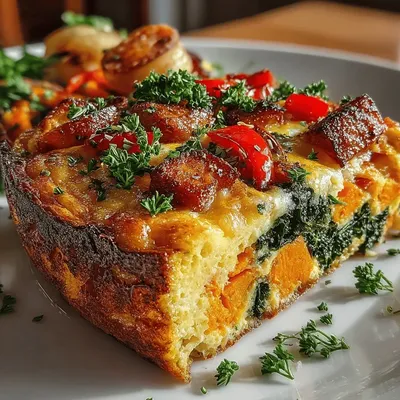 Savory Sweet Potato & Kale Breakfast Bake
