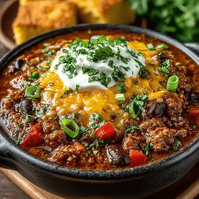 Hearty Crockpot Creamy Turkey Chili Recipe