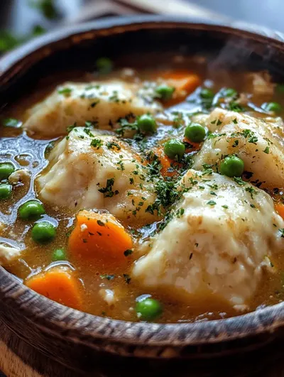 Cozy Chicken Dumpling Soup Recipe