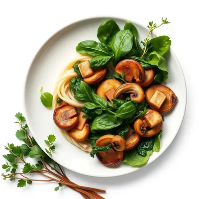 Savory Spinach & Mushroom Delight: A Culinary Journey