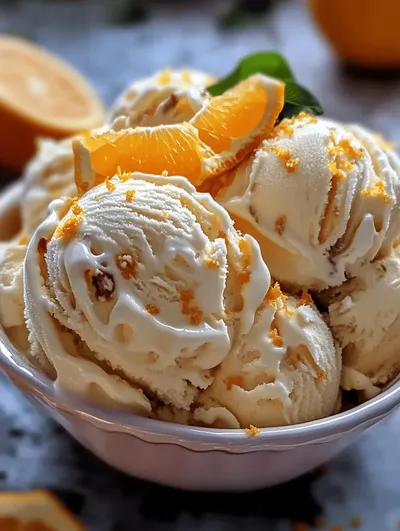 Creamy Orange Dreamsicle Delight: A Refreshing Homemade Ice Cream Recipe