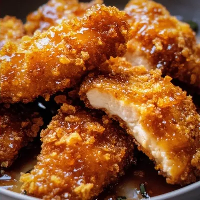 Baked Crunchy Hot Honey Chicken Recipe