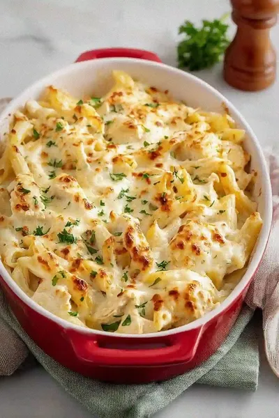 Best Chicken Alfredo Casserole