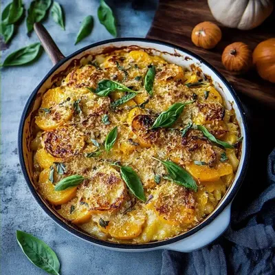 Butternut Squash Gratin : A Creamy, Cheesy Delight