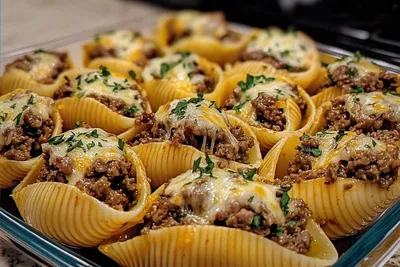 Cheesesteak Stuffed Shells – Easy Recipe with Alfredo Sauce