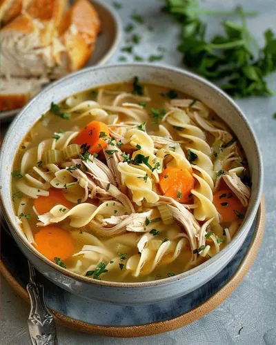 Classic Homemade Chicken Noodle Soup