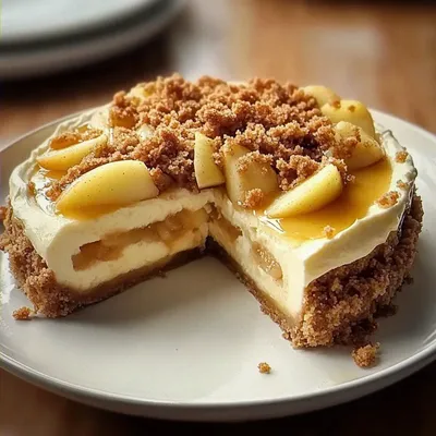 Creamy Apple Crumble Cheesecake for Fall Gatherings