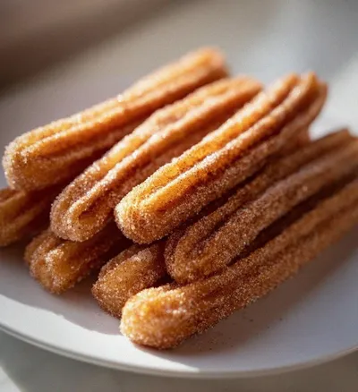 Crispy 8-Ingredient Easy Air Fryer Churros Recipe Devilish