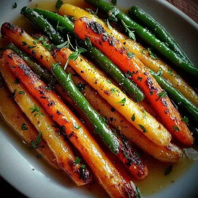 Crispy Roasted Carrots and Green Beans for Flavor Lovers