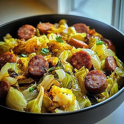Easy Fried Cabbage And Sausage Recipe