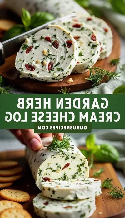 Garden Herb Cream Cheese Log Recipe – Easy Steak Dinner Side