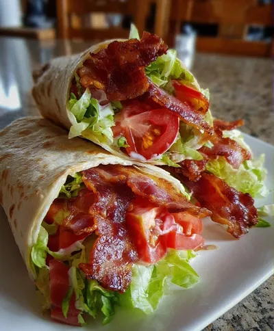 Gourmet BLT Wraps with Secret Sauce