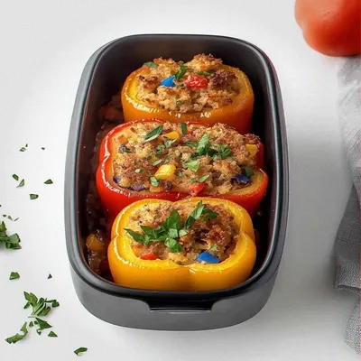 Hearty Stuffed Bell Peppers: A Flavorful Delight Recipe