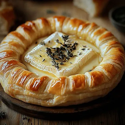 Irresistibly Indulgent Baked Brie in Puff Pastry Delight