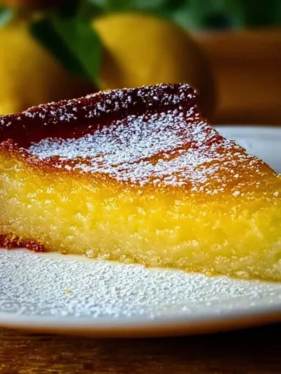 Italian Grandma’s Lemon Custard Cake