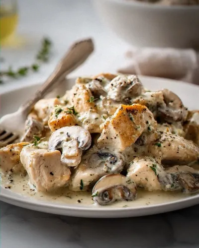 Keto Garlic Mushroom Chicken Casserole – Low Carb Delight!