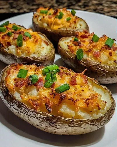 Oven-Fried Stuffed Potatoes