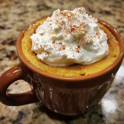 Pumpkin Spice Latte Mug Cake
