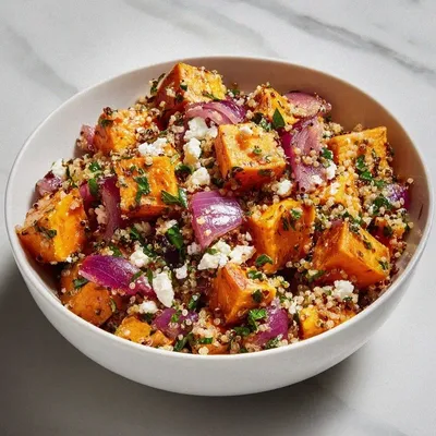 Roasted Sweet Potato Salad — A Colorful, Flavor-Packed Power Bowl