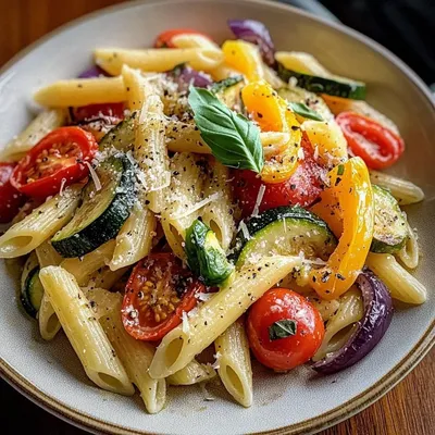 Roasted Vegetable Pasta That’s Bursting with Flavor and Color