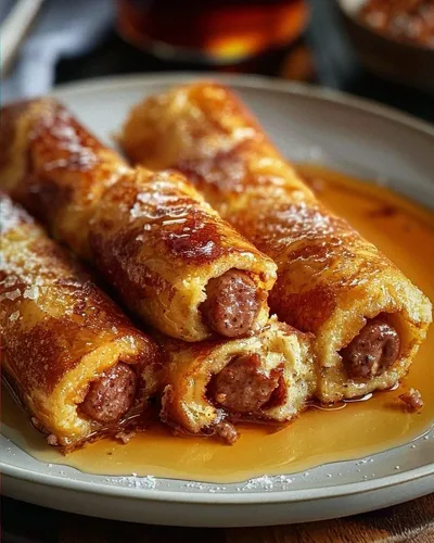 Sausage French Toast Roll-Ups Recipe