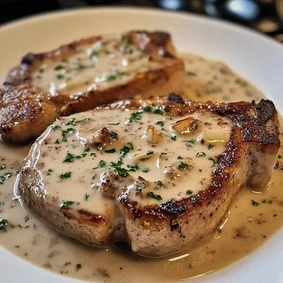Smothered Boneless Pork Chops 4 Ingredients Easy Delicious