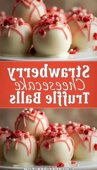 Strawberry Cheesecake Truffle Balls – Easy No-Bake Party Recipe