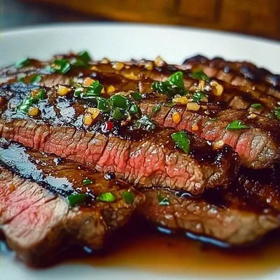 Ultimate Honey-Garlic Grilled Skirt Steak
