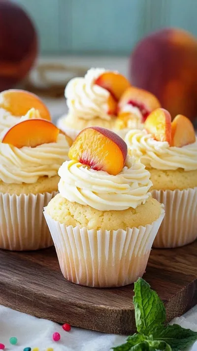 Peach Bellini Cupcakes: A Toast to Celebration and Flavor