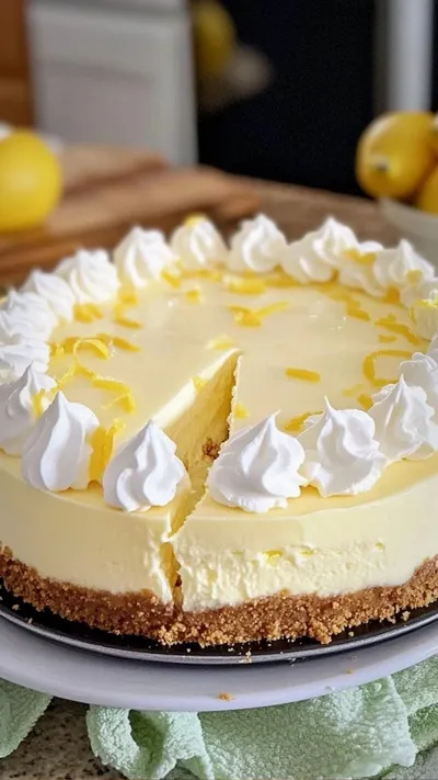 The Easiest Lemon Cheesecake: A Refreshing, No-Bake Delight