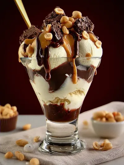 Peanut Buster Parfait: Indulgent Layers of Sweet Joy
