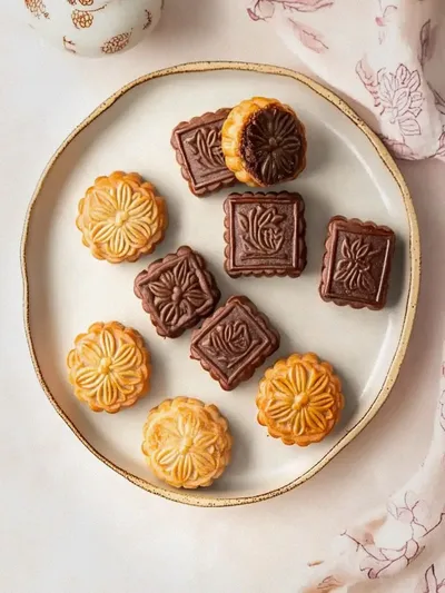 Irresistible Chocolate Fudge Mooncakes for Your Sweet Tooth