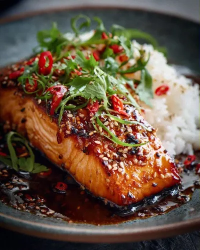 Mastering Soy-maple Glazed Salmon: Heat, Flavor, And Texture Tips