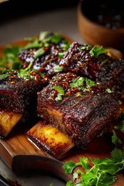 Caramelized Slow Roast Asian Beef Short Ribs