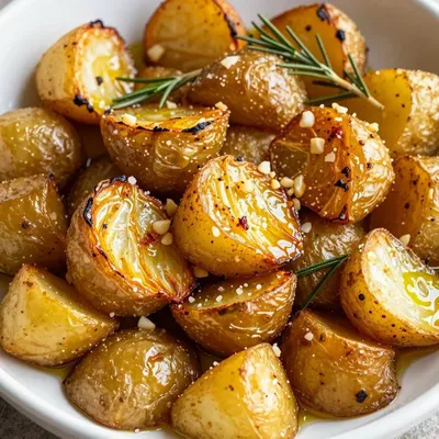 budgetfriendly garlic roasted potatoes and cabbage for dinner