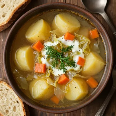 budgetfriendly hearty cabbage and potato soup to warm cold nights