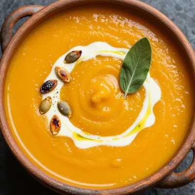 Creamy Butternut Squash Soup for Cold January Days