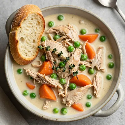 Creamy Chicken Stew for Slow Cooker Winter Meals