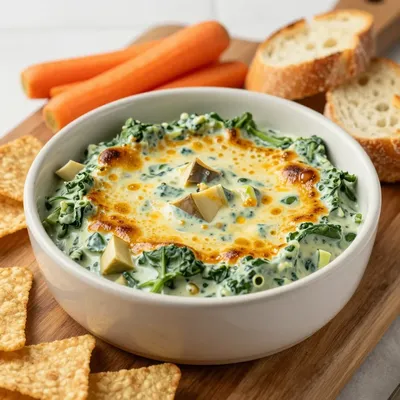 creamy spinach and artichoke dip for crowdpleasing holiday gatherings