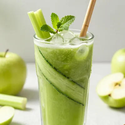 Detox Apple Cider Vinegar Smoothie for Reset